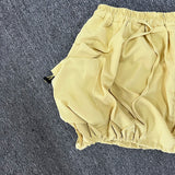 Yipinpay Summer Women Skirts American Spicy Girls Drawstring Cargo Half Skirt High Waist Versatile Causal Slim Short Skirt for Women