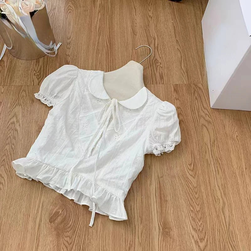 Yipinpay Summer Slim Sweet Elegant 2 Piece Set Women Evening Party Y2k Crop Top + Office Lady Causal Mini Skirt Korean Fashion