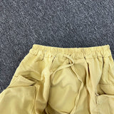 Yipinpay Summer Women Skirts American Spicy Girls Drawstring Cargo Half Skirt High Waist Versatile Causal Slim Short Skirt for Women