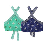 Yipinpay 2023 Print Halter Top Female Off Shoulder Crop Tops For Women Boho Sleeveless Backless Top Beach Summer Sexy Tops Woman