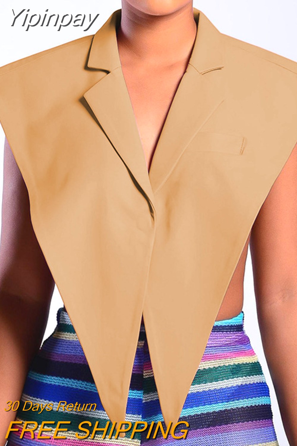 Yipinpay Women Notched Collar Faux Leather PU Tank Tops Ladies Sexy Sleeveless Shawl Vest 2023 Fall Harajuku Lolita Clothing