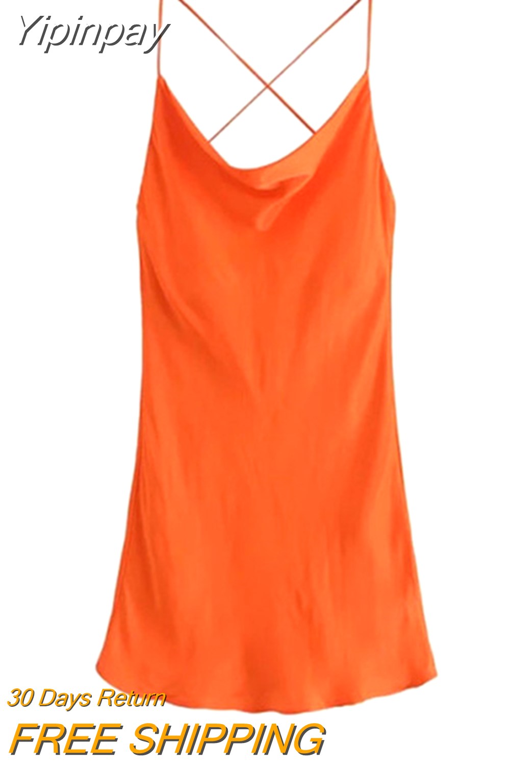 Yipinpay 2023 Green Slip Dress Woman Mini Satin Dress Women Backless Pink Summer Dresses Thin Straps White Black Night Dresses