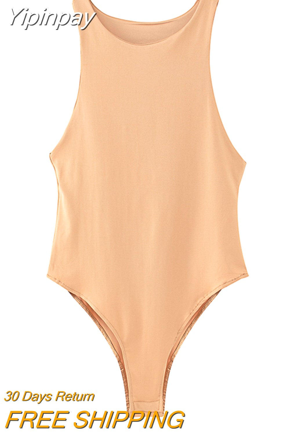 Yipinpay 2023 Fashion Bodysuit Women Summer Multicoloured O-Neck Sexy Woman Jumpsuit Tops Ladies Casual Skinny Bodysuit Romper