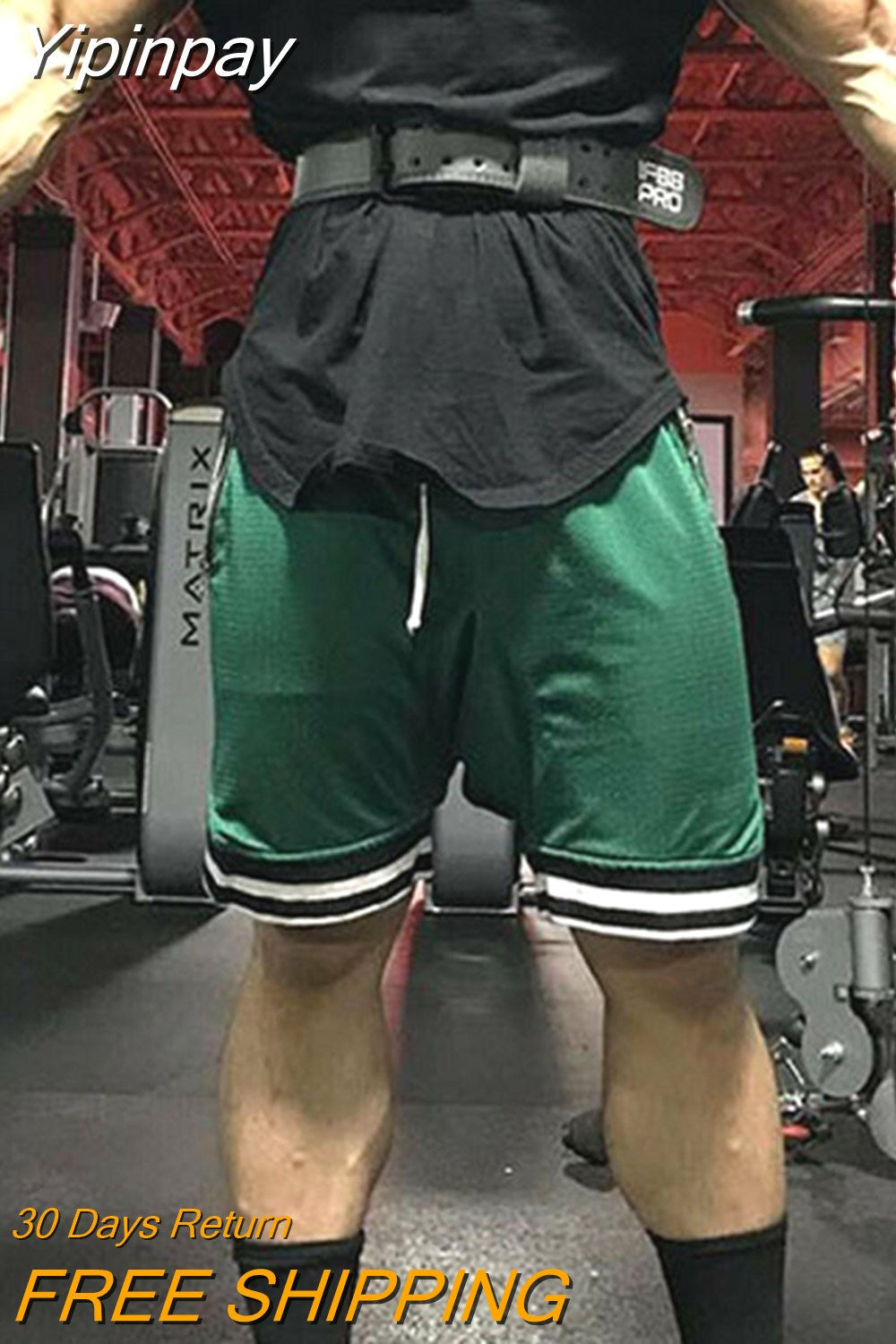 Yipinpay 2023 Men's Casual Shorts Summer New Running Fitness Fast-drying Trend Short Pants Loose Basketball Training Pants