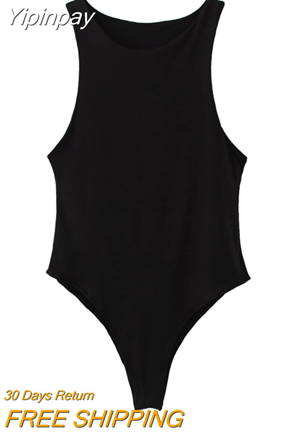 Yipinpay 2023 Fashion Bodysuit Women Summer Multicoloured O-Neck Sexy Woman Jumpsuit Tops Ladies Casual Skinny Bodysuit Romper