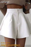 yipinpay Shorts For Women 2023 Summer Y2K Casual Fashion Brown High Waisted Mini Skinny Sexy Club Shorts Outfits A Line Bottom