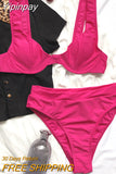 Yipinpay Women's Swimsuit Female 2023 Bikini Set Push Up Bikini  High Waisted Swimwear Women Bathing Suit Swimming Suits Beachwear
