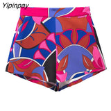 Yipinpay 2023 Print Shirt Women Vintage Long Sleeve Top Female Fashion Streetwear Collared Shirt Woman Summer Elegant Blouses