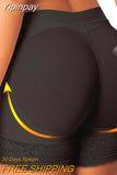 Yipinpay Women Padded Butt Lifter Panty Body Shaper Fake Hip Lace Patchwork Fashion Shapwear Underwear Briefs