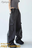 Yipinpay Popular Vintage Y2K Pants Women Harajuku Style Hip Hop Sweatpants Fashion Joker Loose Casual Pants Streetwear Women Pants