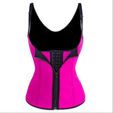 Yipinpay Chloroprene Rubber 3-Layer Cloth Beauty Body Acceptance Court Corset Buckle Sweating Vest Body Shaping Suit