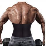 Yipinpay Men's Popular Style Three-Breasted Plastic Belt Neoprene Fitness Sweating Back Support Belt