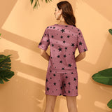 Yipinpay Style 2024 New Women's Wear Home Comfort Fashion Printed Round Neck Women's Suit