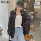 Yipinpay Spring/Summer Women Blouses Solid Shirt Long-sleeve Korean Vintage Female Loose Lantern Sleeve Top Blusas Mujer De Moda 2023