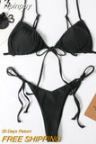 Yipinpay Summer Women Bikini Set Sexy Leopard Split 2 Piece Swimwear Woman Swimsuit with Lace High Waist Thong Bikini Beach Outfits