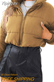 Yipinpay Winter Warm Clothes for Women 2023 2023 Luxury Jacket Padded Coat Puffer Cropped Short Down Coat New in Outwears Fashion