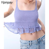 Yipinpay New Women Lace Solid Knitted Sweater Coats 2023 Vintage Single Breasted Cardigan Tops Long Sleeve Sweet Female Bow Top