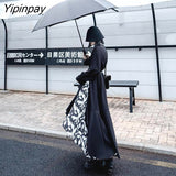 Yipinpay dress Vintage Autumn Women Dress Tie dye Patchwork Long dress Ladies dresses Korean style Fashion 2023 NEW