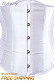 Yipinpay Plus size Women Underbust Corset Sexy Bustiers Workout Shape Body Belt Slimming Shapers Girdles Dropship Support