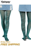 Yipinpay Long Socks Tight Heart/Floral/Cloud/Plaid Render Sexy Compression Stockings for Women Autumn Winter 2023 Female Lingerie