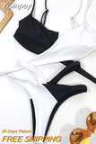 Yipinpay Leopard Bikini 2023 Micro Bikini Set Push Up Thong High Cut Swimwear Women Mini Swimsuit Female Bathing Suit