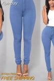 Yipinpay Slim Pencil High Waist Pants Spring Autumn Solid Color Office Ladies Tight Trousers Work Wear Femme