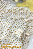 yipinpay 2023 Summer Chiffon Skirts Women Kawaii Korean Casual Elegant High Waist A-line Skirt Female Floral Print Sweet Faldas
