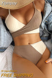 Yipinpay Sexy Bikinis Push Up Bikini Set High Waisted Women Swimsuit Cross Swimwear For Women Bathing Suit Swimming Suits Beachwear