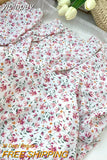 yipinpay 2023 Summer Chiffon Skirts Women Kawaii Korean Casual Elegant High Waist A-line Skirt Female Floral Print Sweet Faldas