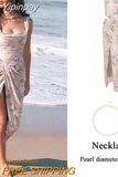 Yipinpay Summer Chiffon Foral Print 2 Piece Dress Set Elegant Lace Up Corset Top and Long Skirt Dress Set for Party Holiday
