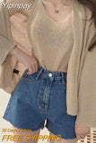 Yipinpay Sweater Women Tanks Ice Silk Top Camis Solid Casual Vest Korean Fashion Cropped Cardigan Sueters Mujer 2 Piece Set