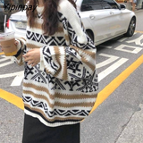 Yipinpay Autumn and Winter Long-sleeved Korean 2023 Loose Pullover Sweater Women O-Neck Sweater Female dropshipping