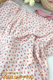 yipinpay 2023 Summer Chiffon Skirts Women Kawaii Korean Casual Elegant High Waist A-line Skirt Female Floral Print Sweet Faldas