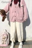 Yipinpay New Women Pants Japanese Style Corduroy Loose Casual Student Straight Bloomers Pink Sweet Cute Female Trousers