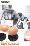 Yipinpay Swimsuit Bra Insert Pads Adhesive Silicone Breast Pad Bikini Push Up Bras Pads Heart Shape Women Sexy Breast Enhancer