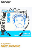Yipinpay Men's Women Sports Wave Hair Band Metal Black Hairband Headband Aliceband