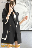 Yipinpay 4Xl Oversize Fashion Blazer Women Elegant Korean Loose Suit Coat Chic Office Lady High Quality Casual Jackets Autumn New