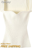 Yipinpay Slim Sexy Knitted Blouse Women White Basic Knitwear Top Female Summer Short Sleeve Cropped Black Top Streetwear 2023