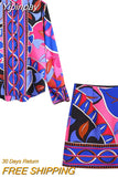 Yipinpay Women Skirt Print High Waist Mini Skirt Y2k Streetwear Short Skirts Woman Fashion 2023 Vintage Summer Elegant Skirts