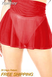 Yipinpay Womens Sheer Mesh Mini Skirts High Waist Solid Color See Through Skater Skirt Beach Cover-Ups Club Street Style Fashion S-XL