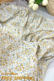 yipinpay 2023 Summer Chiffon Skirts Women Kawaii Korean Casual Elegant High Waist A-line Skirt Female Floral Print Sweet Faldas