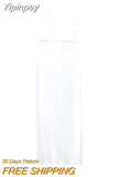 Yipinpay Cut Out White Dress Women Bodycon Long Dress Women Asymmetric Midi Evening Party Dresses For Women Sexy Summer Dresses