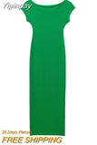 Yipinpay 2023 Black Long Dress Women Summer Bodycon Dress Women Short Sleeve Elegant Party Dresses Midi Evening Dresses For Prom