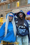 Yipinpay Street Popular Gothic Foaming 3D Print Hoodies Women Y2K New Harajuku Hip Hop Sweatshirt Unisex Casual Loose Hoodie Top