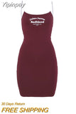Yipinpay Red Sexy Bodycon Dress Women Korean Fashion Vintage Preppy Summer Slim Sleeveless Casual Spaghetti Strap Mini Dress