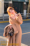Yipinpay Elegant Long Knitting Dress Women Autumn Sexy Off Shoulder Chic Y2k Dress 2023 Vintage Casual Evening Party Sweater Dress