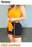 Yipinpay Knotted Spaghetti Strap Romper