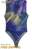 Yipinpay Tulle Black Body Woman Sleeveless Mesh Bodysuit Women Ruched See Through Bodysuit Lingerie Sexy Summer Tops For Women