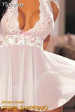 Yipinpay Sexy Lingerie Women Lace Night G-String Sexy Underwear Babydoll Sleepwear Lingerie Sexy Hot Erotic Dress Plus Size M-3XL