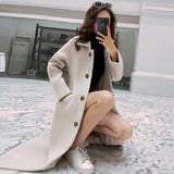 Yipinpay 2024 Spring / Summer Ebaywish Lapel Women's Woolen Coat